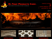 Tablet Screenshot of hi-tempproducts.com